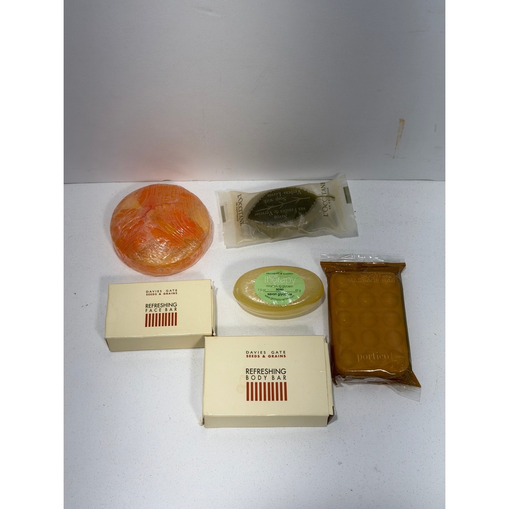 Luxury Spa Soap Lot L'Occitane Portico Davies Gate Gilchrist‎ & Soames 6pc New